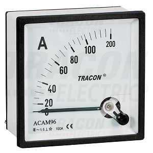 AMPERMETAR ANALOGNI 0-50A AC direktni ugradni 72×72 ACAM72-50