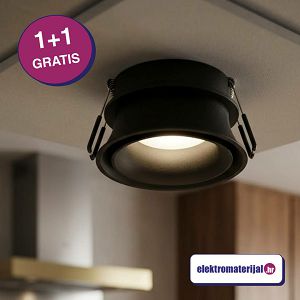 ARMATURA ZA GU10 IP44 crna 1+1 gratis