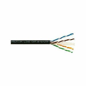 KABEL Cat 6 U/UTP 4×2×AWG23/1 vanjski crni (500m)