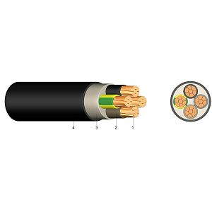 KABEL N2XH-J 3×1,5