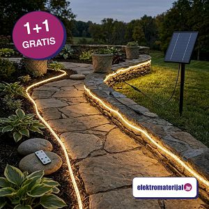 LED TRAKA SOLAR 18W 900lm 5m rola 3000K IP65 1+1 gratis