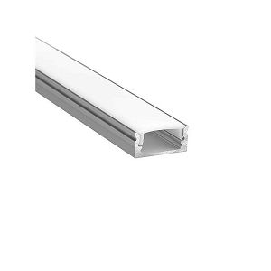 PROFIL ALUMINIJSKI NADGRADNI 17×6mm 2m + difuzor