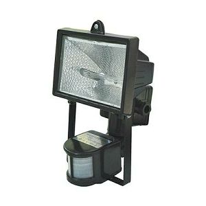 REFLEKTOR HALOGENI 500W SENZOR IP44 crni  HL105