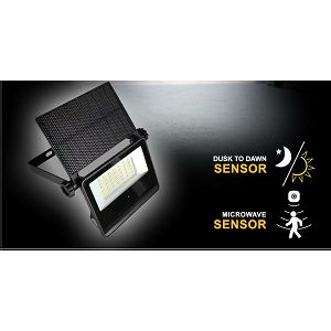 REFLEKTOR LED SOLARNI 10W 6400K 800lm sa senzorom IP65 3022470
