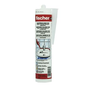 SILIKON ZA SANITARIJU DSS W 310ml bijeli 53487 Fischer