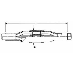 SPOJNICA TKSO-P za 1 kV kabele 4×70-150mm