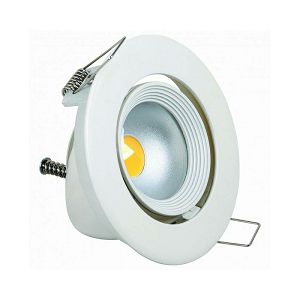 SVJETILJKA HL693L 10W COB LED IP20 6500K ugradna pomična bijela