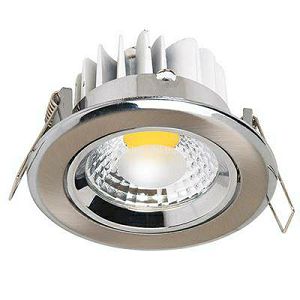 SVJETILJKA HL699L 5W LED COB IP20 2700K 230V ugradna okrugla crom matt