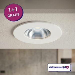 SVJETILJKA UGRADNA 1W 3000K 75lm LED SPOT OKRUGLA bijela fi 30mm 1+1 gratis