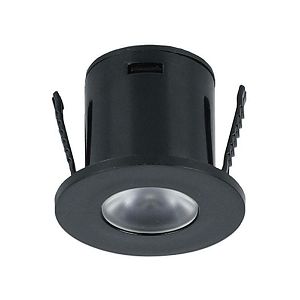 SVJETILJKA UGRADNA 1W 3000K 75lm LED SPOT OKRUGLA crna fi 30mm 2026830