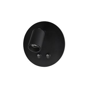 SVJETILJKA ZIDNA NOĆNA 10W 3000K 700lm crna 2103250