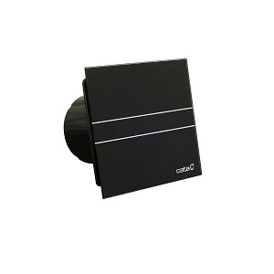 VENTILATOR UGRADBENI E-100 G BK STAKLO CRNI fi 100