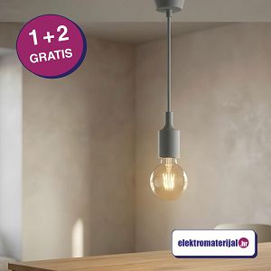 VISILICA sa grlom E27 siva 1+2 gratis