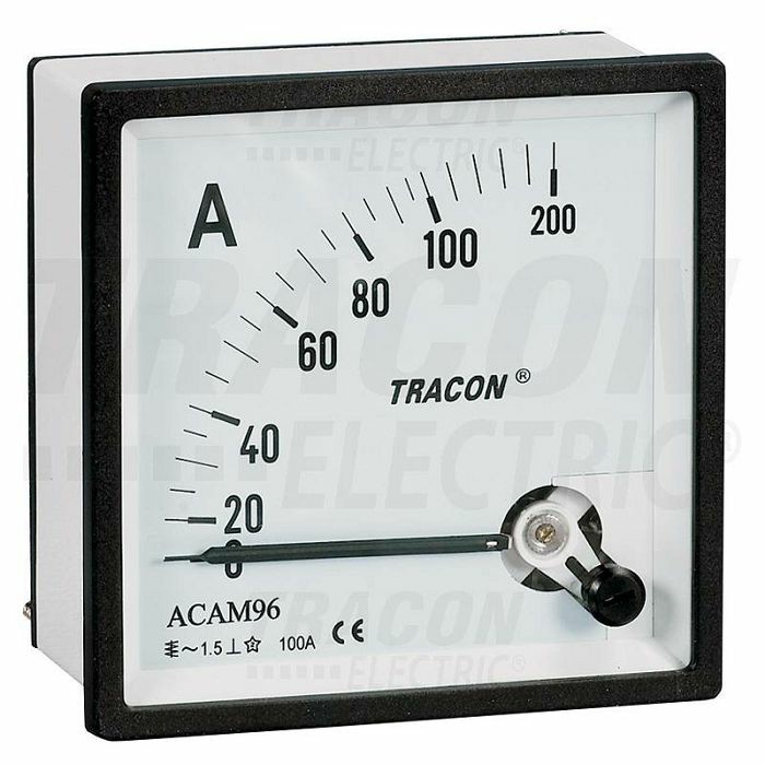 AMPERMETAR ANALOGNI 0-30A AC direktni ugradni 72×72 ACAM72-30