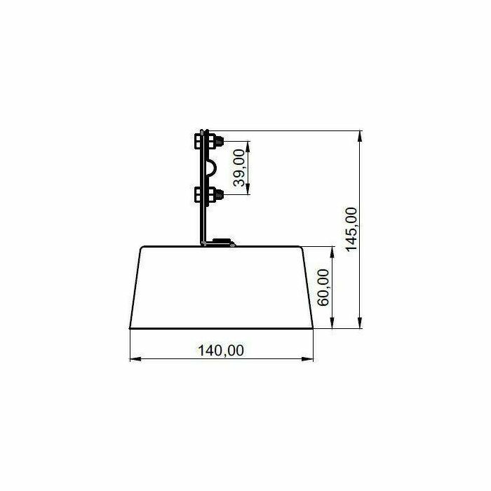 BETONSKA KOCKA GKNB-01A OV (nosač GNBK02A) 054102