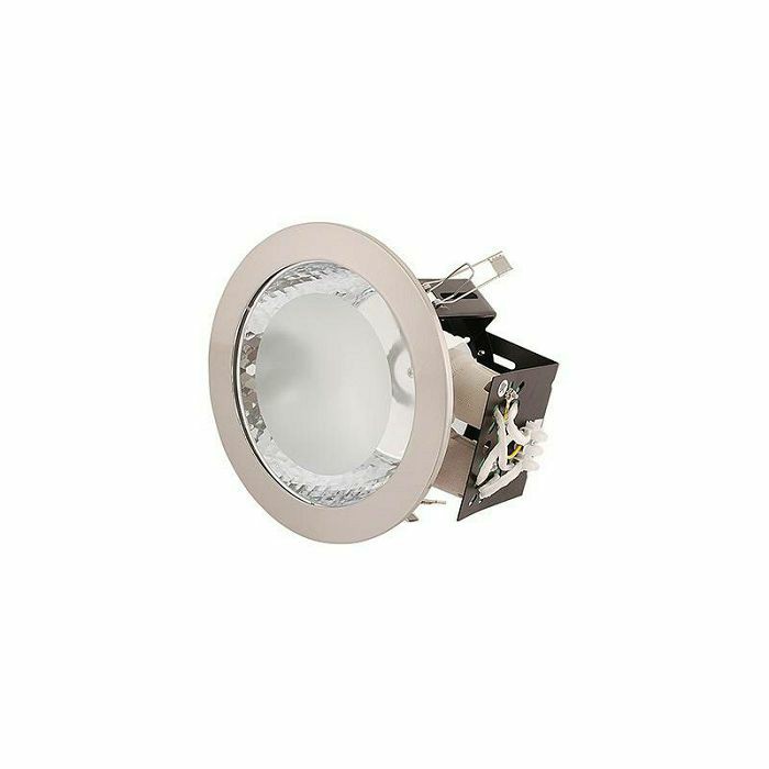 DOWNLIGHTER HL614 2×15W 3U E-27 220V mat chrome