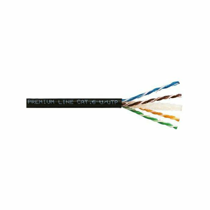 KABEL Cat 6 U/UTP 4×2×AWG23/1 vanjski crni