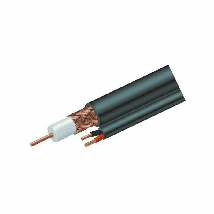 KABEL KOAKS RG59 + 2×0,75 COMBI KOAX (9,5mm-crni)