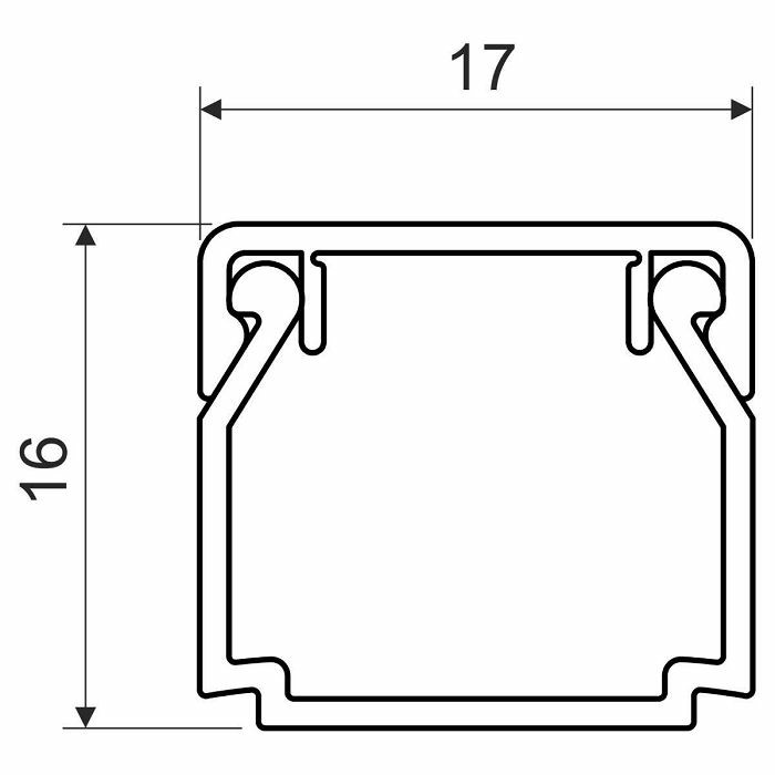 KANAL LHD 17×17 samoljepljivi P2