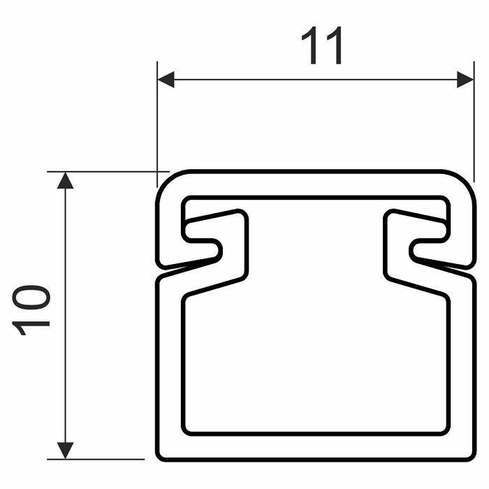 KANAL LV 11×10 samoljepljivi P2