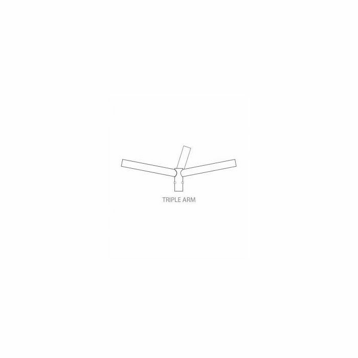 KONZOLA TROSTRANA NASADNA fi60/krak fi60 l=250mm 120°