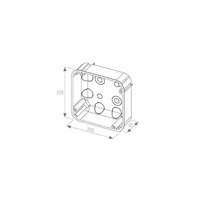 KUTIJA KNAUF 105×105×50 razvodna 0066 Ratkom