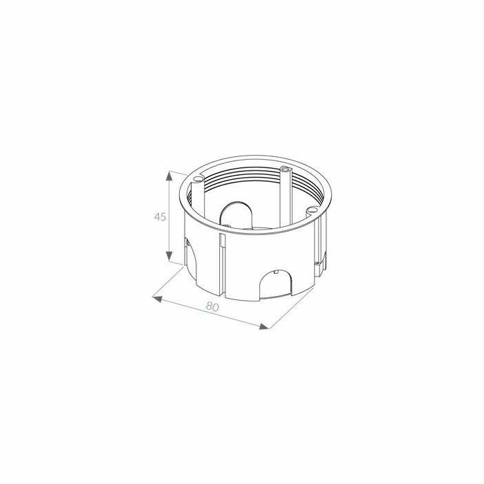 KUTIJA KNAUF fi 80/45mm 0065 Ratkom