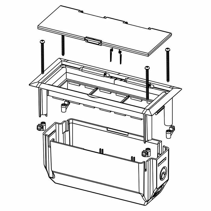 KUTIJA PODNA KOPOBOX MINI L HB 6M (3×2M) dublja (namještaj)