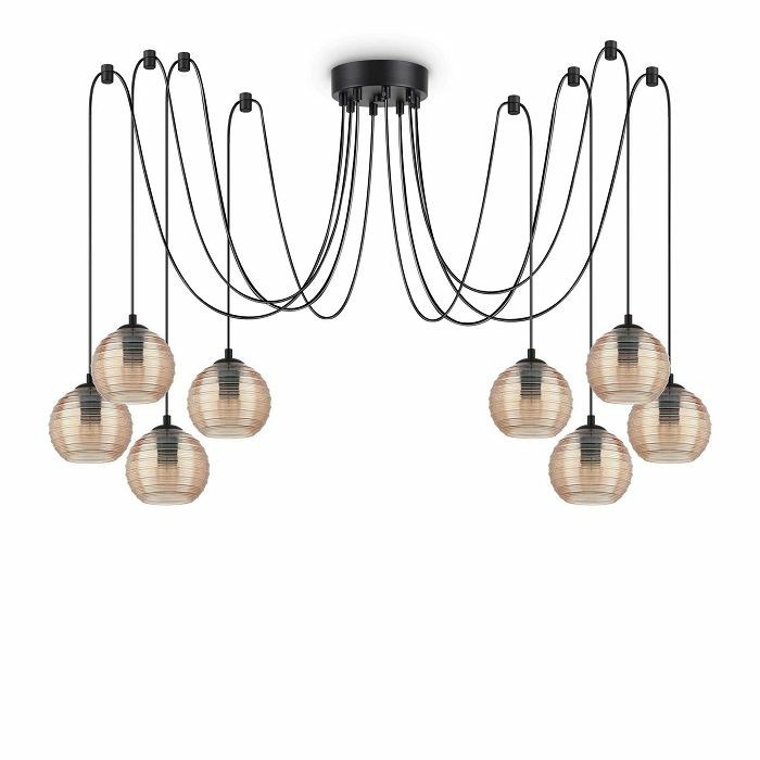 LUSTER 8xE27 Ideal Lux jantar Riga SP8