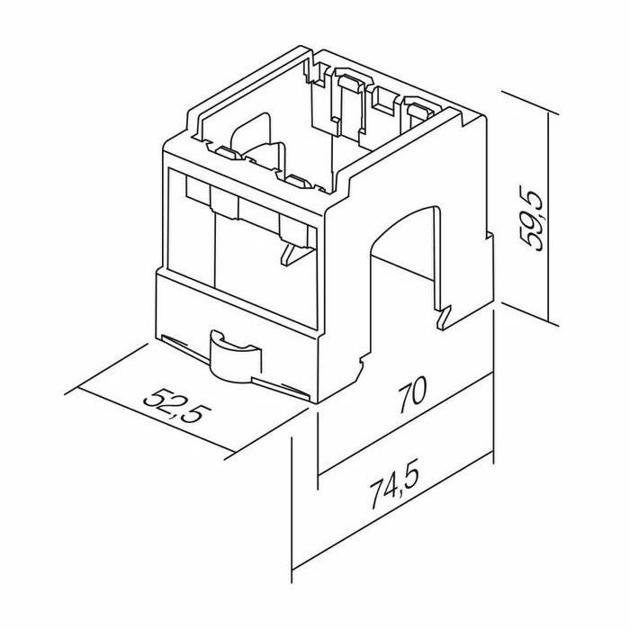 MODUL ADAPTER ZA DIN ŠINU 2M RB11 26141