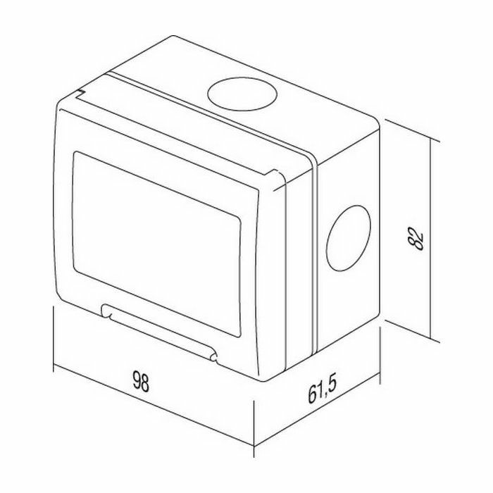 MODUL KUTIJA NŽ 3M IP55 bijela AQ30PW 31637