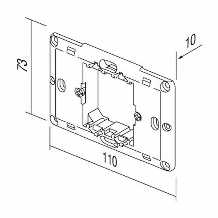 MODUL NOSIVI OKVIR 2/3M s nožicama za fi 60 kutiju NM23 31453