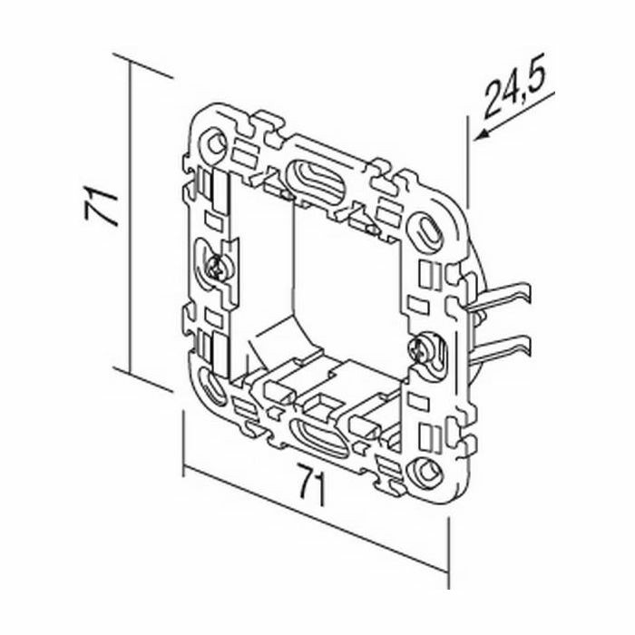 MODUL NOSIVI OKVIR 2M NM20 s nožicama 24236