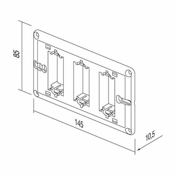 MODUL NOSIVI OKVIR 3/4M kupaonski set NM41