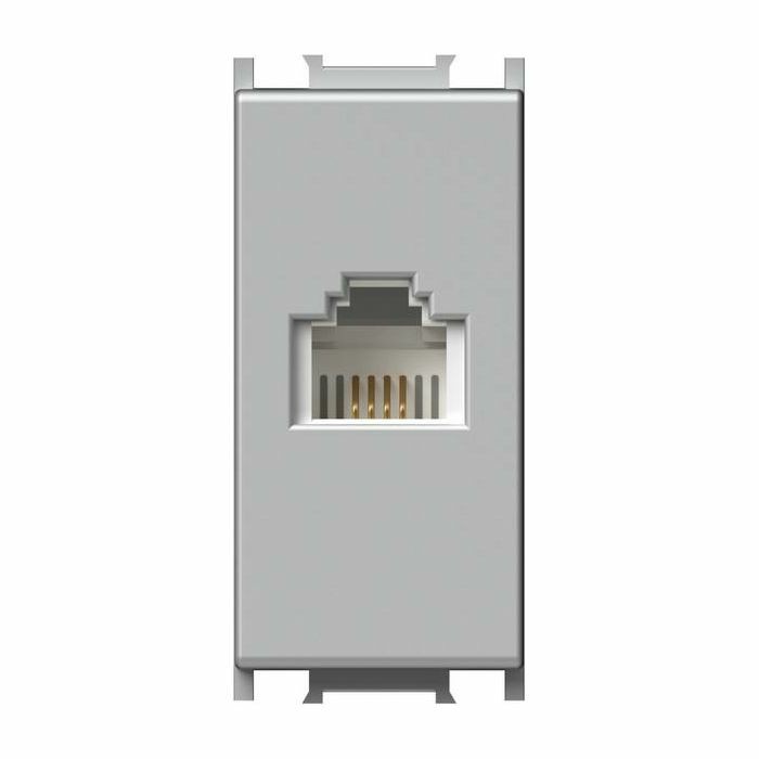 MODUL PRIKLJUČNICA RJ11 CAT.3E telefonska bijela 6/4 KM36PW 17776