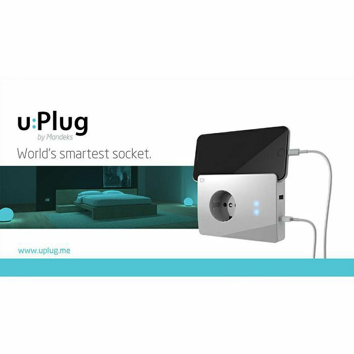 MODUL PRIKLJUČNICA ŠUKO sa 2 usb punjača U-PLUG UP10PW + držač za mobitel