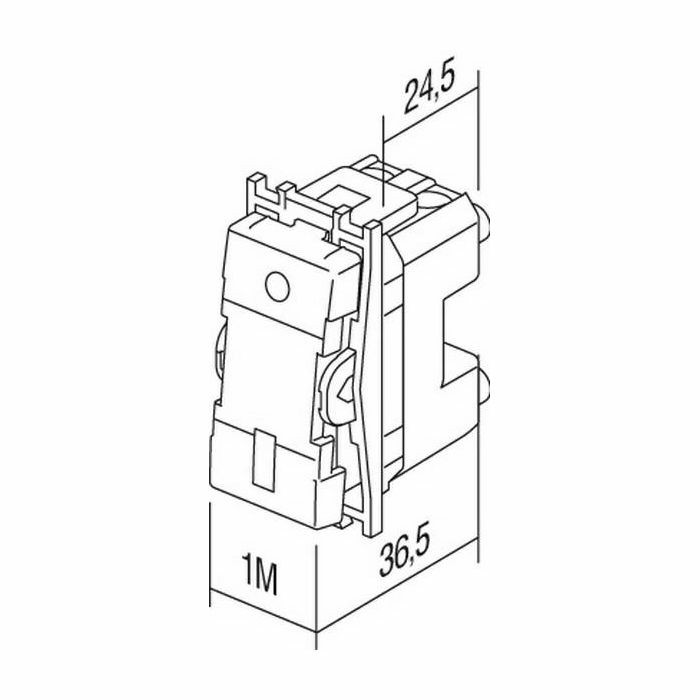 MODUL SKLOPKA izmjenična 16A 1P SM60 1M mehanizam 31337