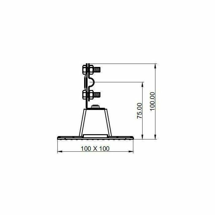 NOSAČ GPNK-03A AiSi PVC folija za OV ravni krov 057402