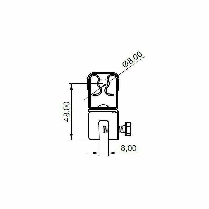 NOSAČ KROVNI LIM GKNL-051M 360° OV 107903