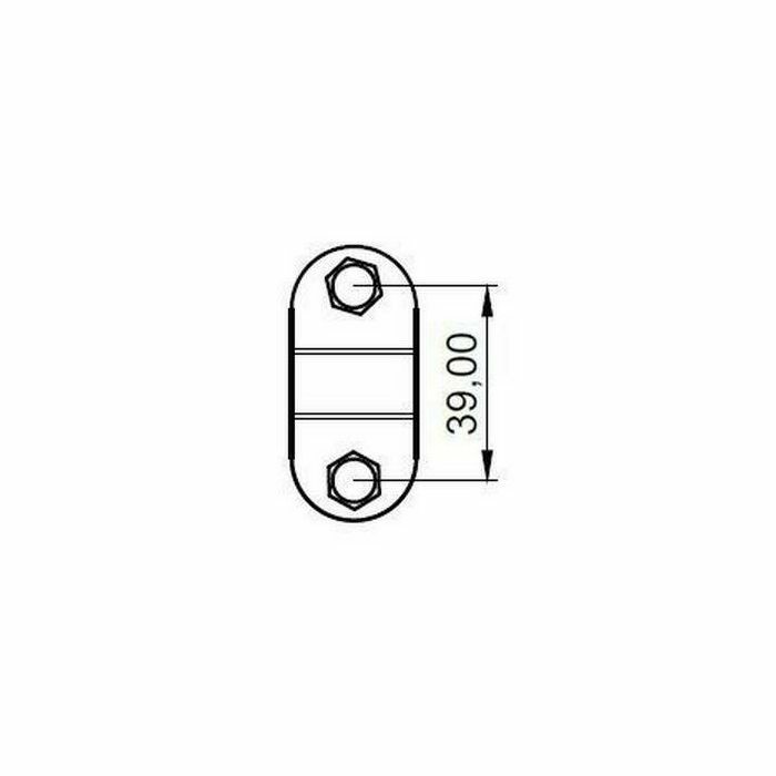 NOSAČ ZIDNI 6×080 GZNT-02/080 A AiSi OV 047101