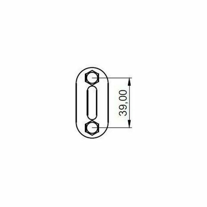 NOSAČ ZIDNI 6×120 GZNT-02/120 AiSi PV 046103