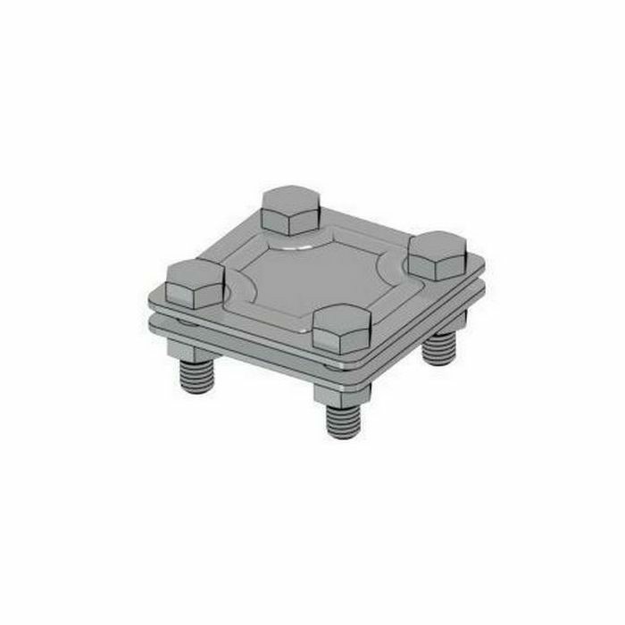 SPOJKA KRIŽNA GKS-01/2 58×58/2 FeZn PV/PV 013101