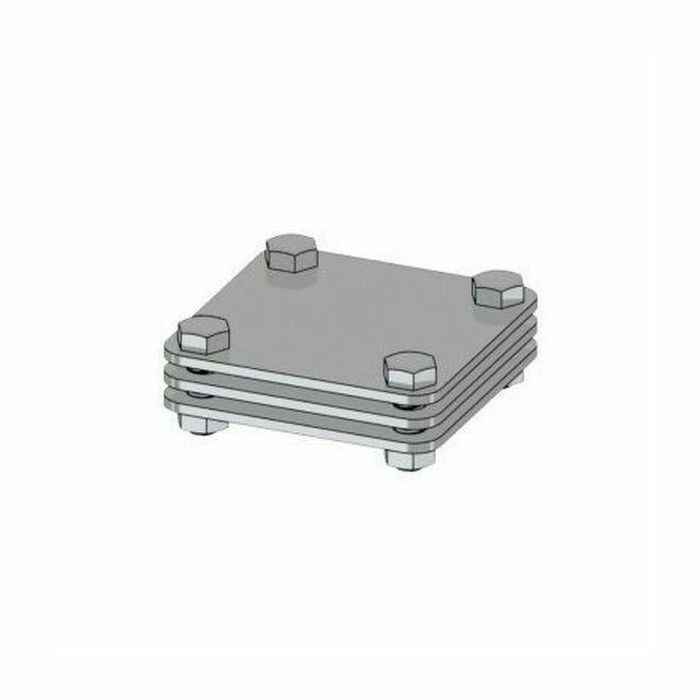 SPOJKA KRIŽNA GKS-02/3 80×80/3 FeZn PV/PV 016101