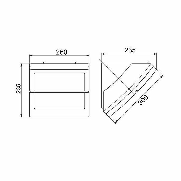 SVJETILJKA VANJSKA ZIDNA E-27 100W IP55 GW82206 grafit siva