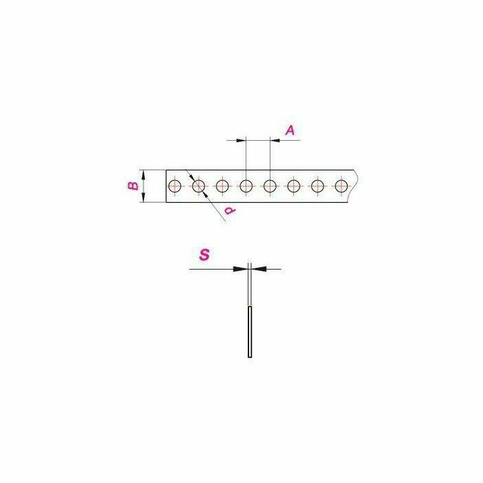 TRAKA PERFORIRANA 12×0.8/10m/d=5,2mm VPT01 124501